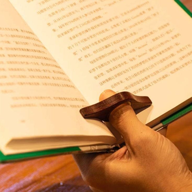 lecture-facile Porte-pages Anneau de lecture en bois