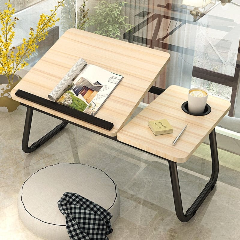 lecture-facile Bureau de lit Bureau portable en bois