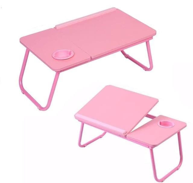 lecture-facile Bureau de lit Bureau portable rose
