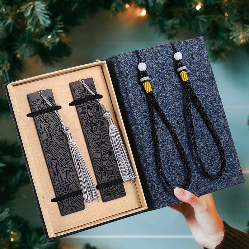 lecture-facile Coffret marque-page japonais en bois