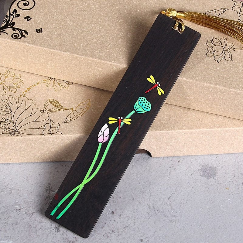 lecture-facile F Coffret marque-pages bois avec coloration