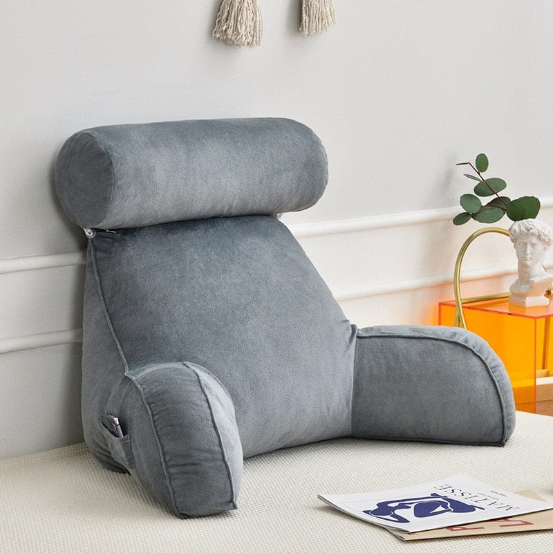 lecture-facile coussin de lecture Coussin de lecture gris clair