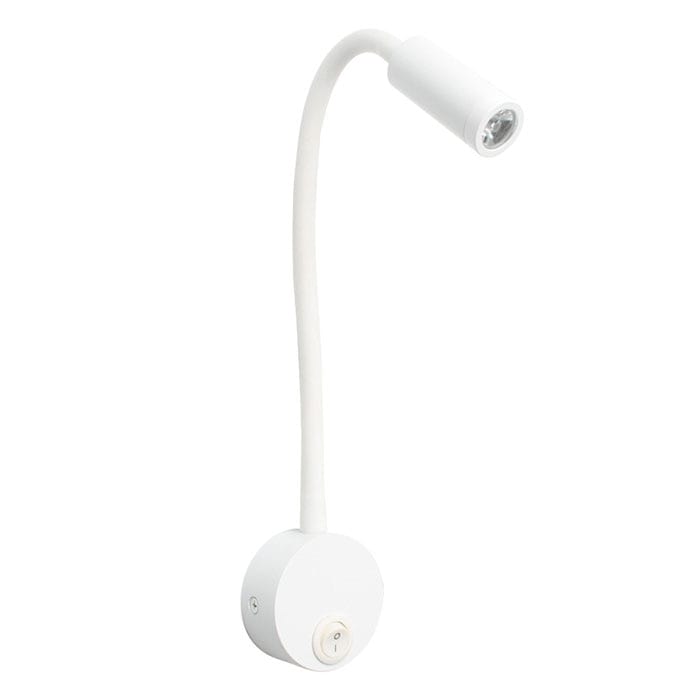 lecture-facile Blanc / 3000K Lampe de lit articulée