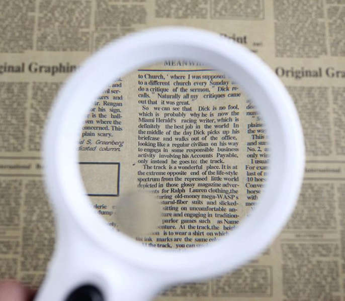 lecture-facile Loupe 60mm Loupe de Lecture<br /> LED