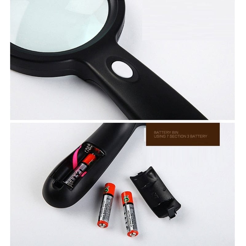 lecture-facile Loupe led Loupe de lecture lumineuse X10