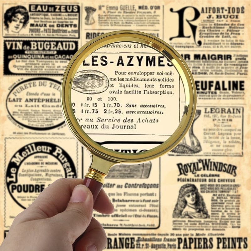 lecture-facile Loupe Loupe de lecture rétro