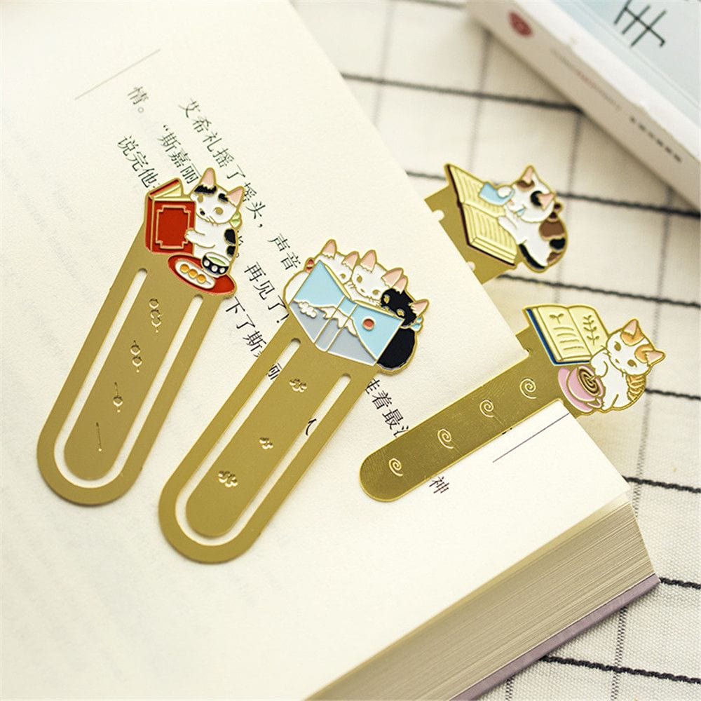 lecture-facile Marque page chat mignon