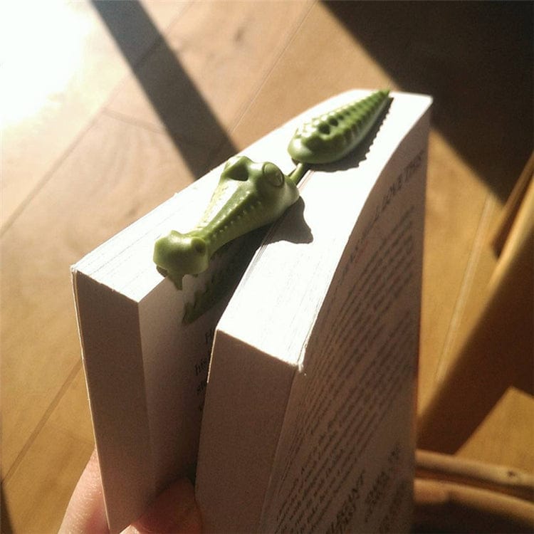 lecture-facile Marque-page crocodile