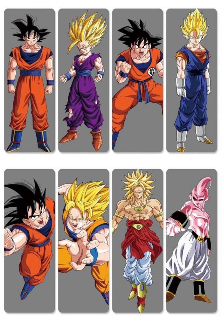 lecture-facile Marque-Page DRAGON BALL Z (Lot de 8)