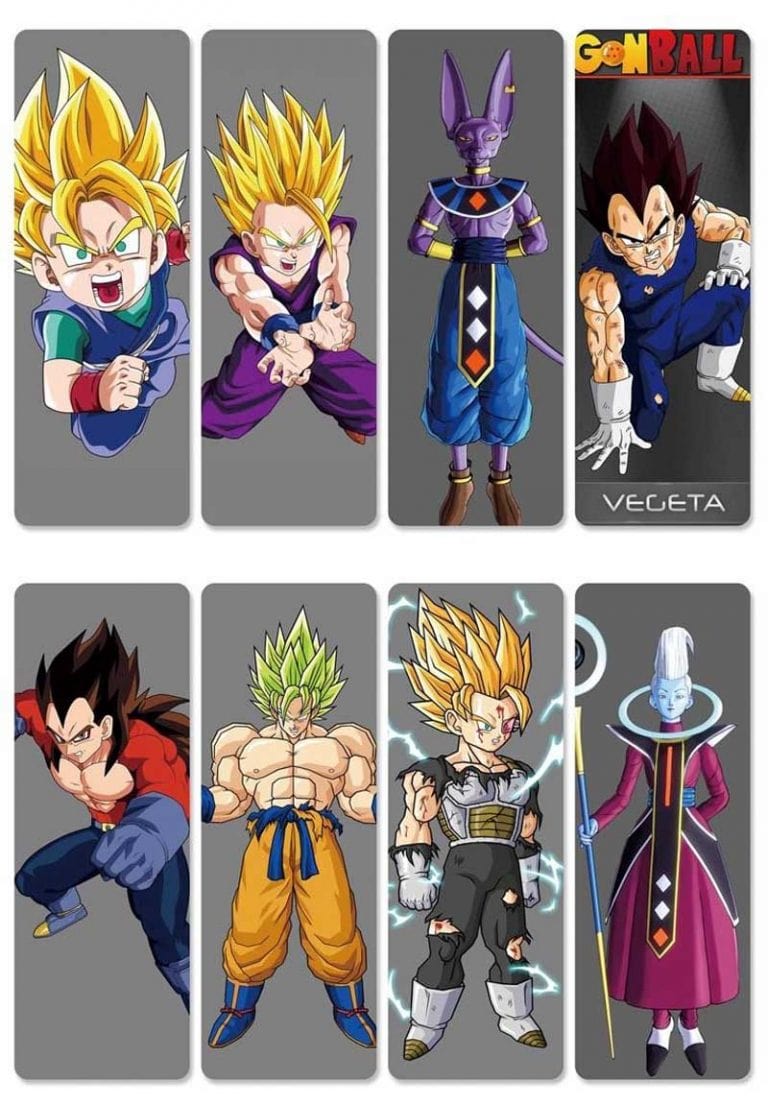 lecture-facile Marque-Page DRAGON BALL Z (Lot de 8)
