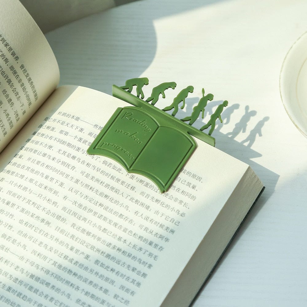 lecture-facile Green Marque-page évolution de l’être humain