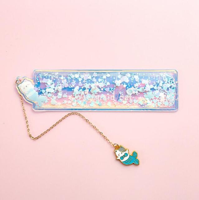 lecture-facile Marque-page Bleu Marque page Kawaii Poisson Chat