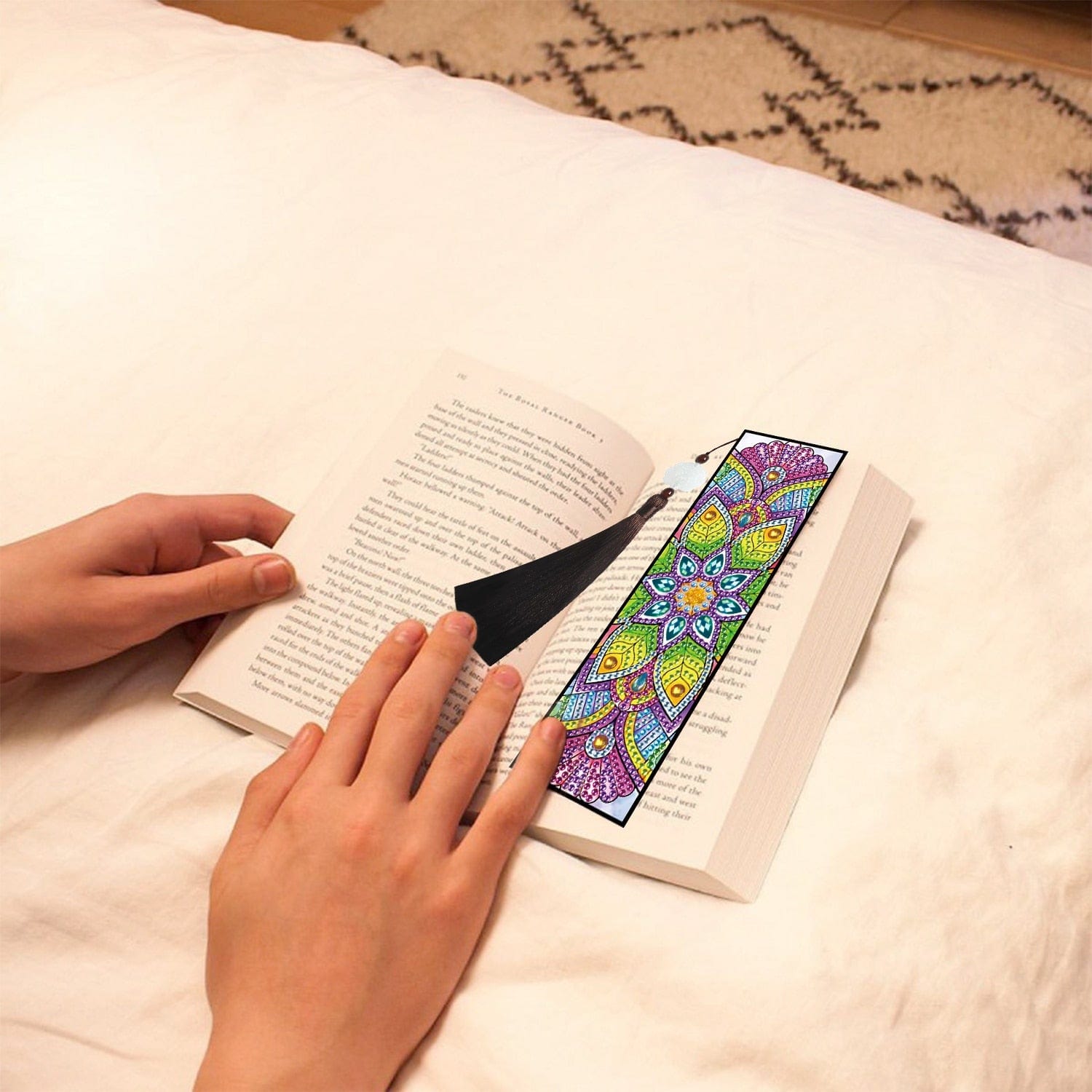 lecture-facile Marque-page mandala