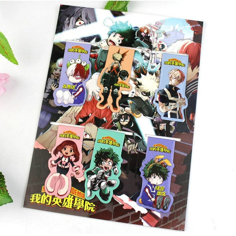 lecture-facile Marque-page My Hero Academia (Lot de 6)