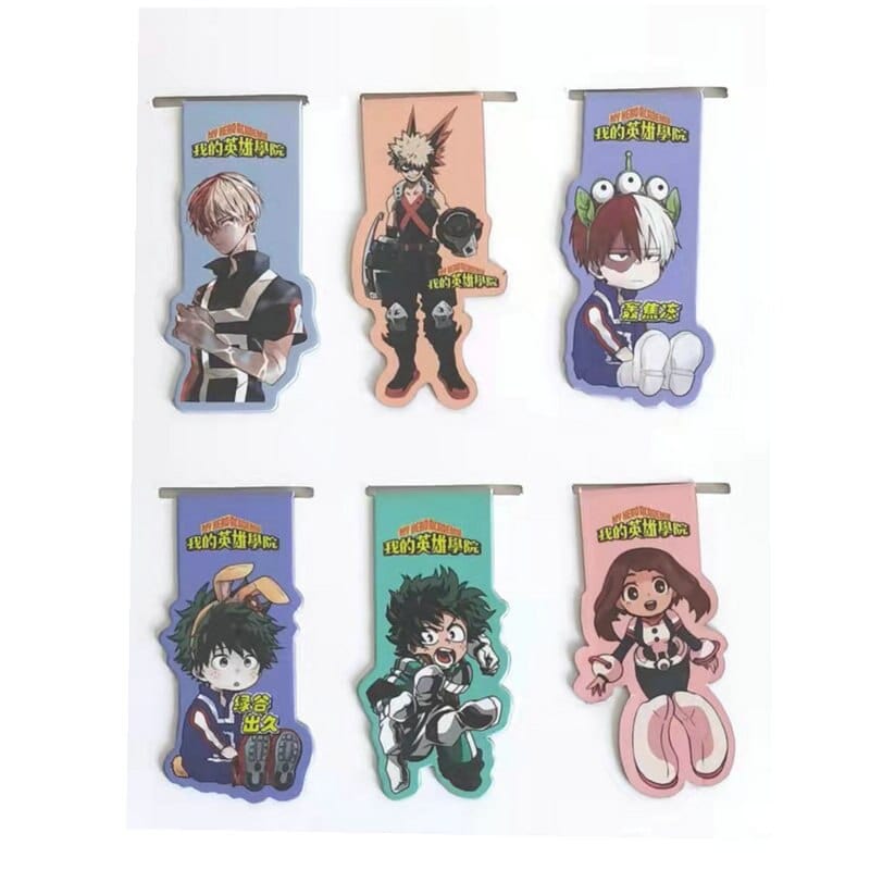 lecture-facile Marque-page My Hero Academia (Lot de 6)