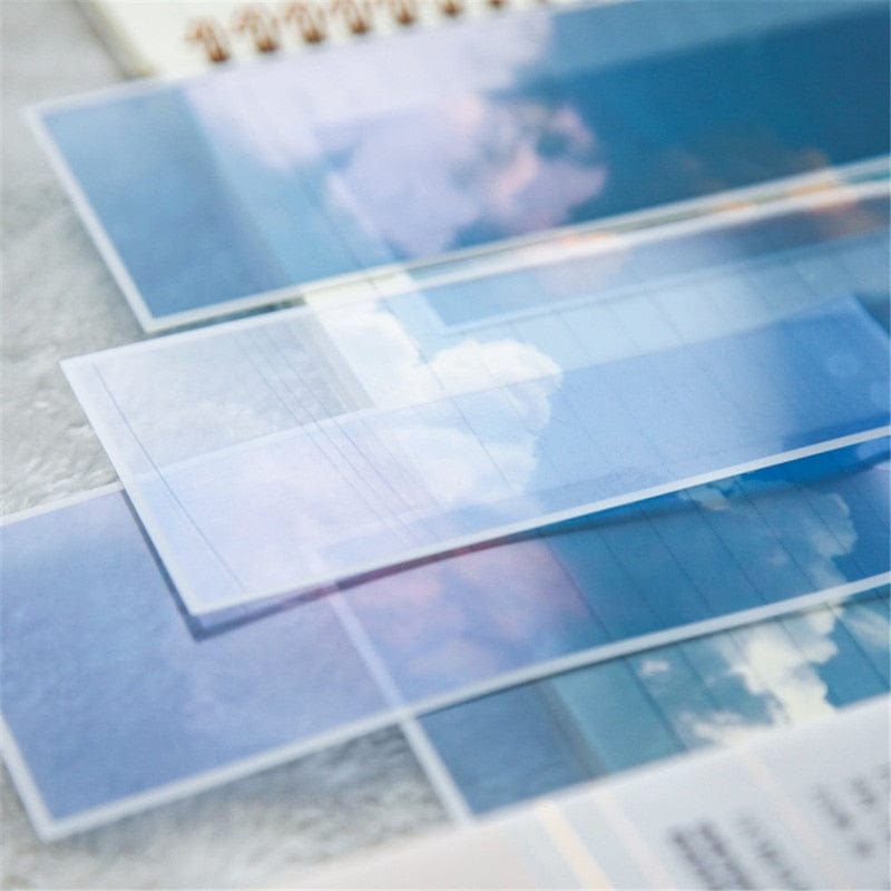 lecture-facile Marque-Page Nuage Bleu Transparent