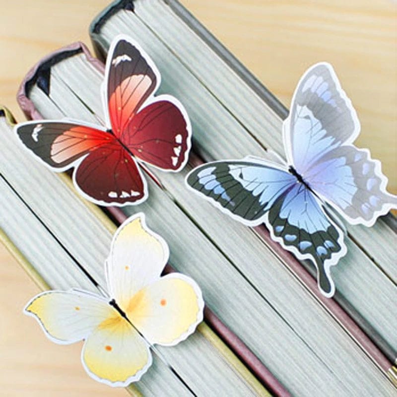 lecture-facile Marque-Page Papillon 3D en Papier