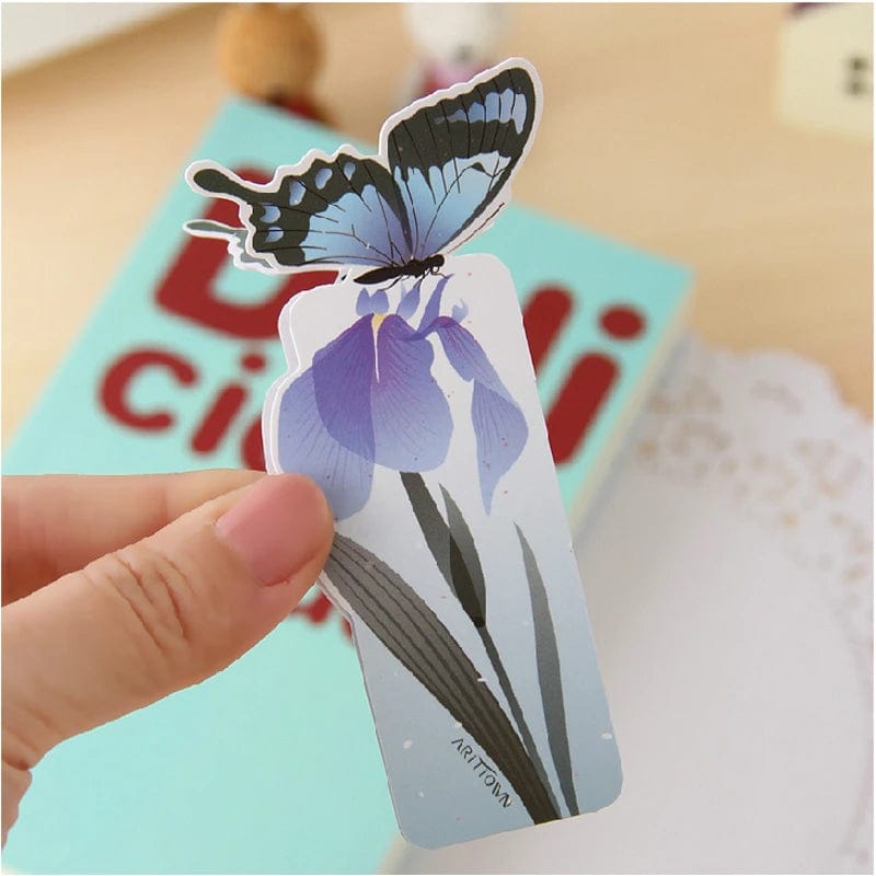 lecture-facile Marque-Page Papillon 3D en Papier