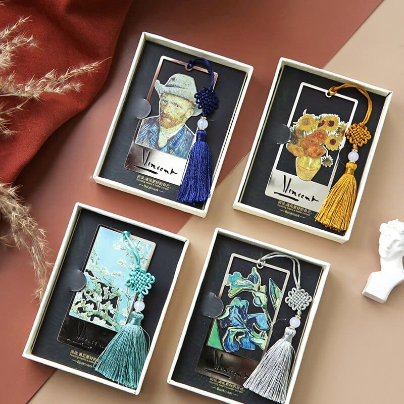 lecture-facile Marque-Page Peinture Van Gogh en Métal