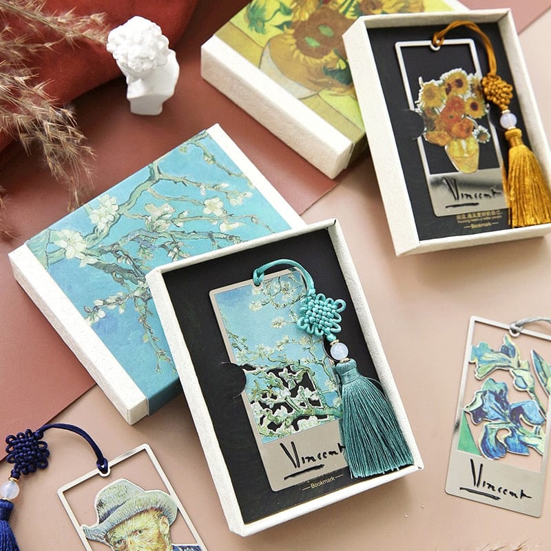 lecture-facile Marque-Page Peinture Van Gogh en Métal