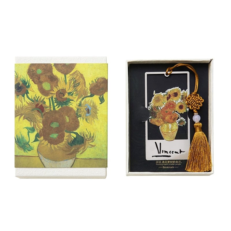 lecture-facile B Marque-Page Peinture Van Gogh en Métal