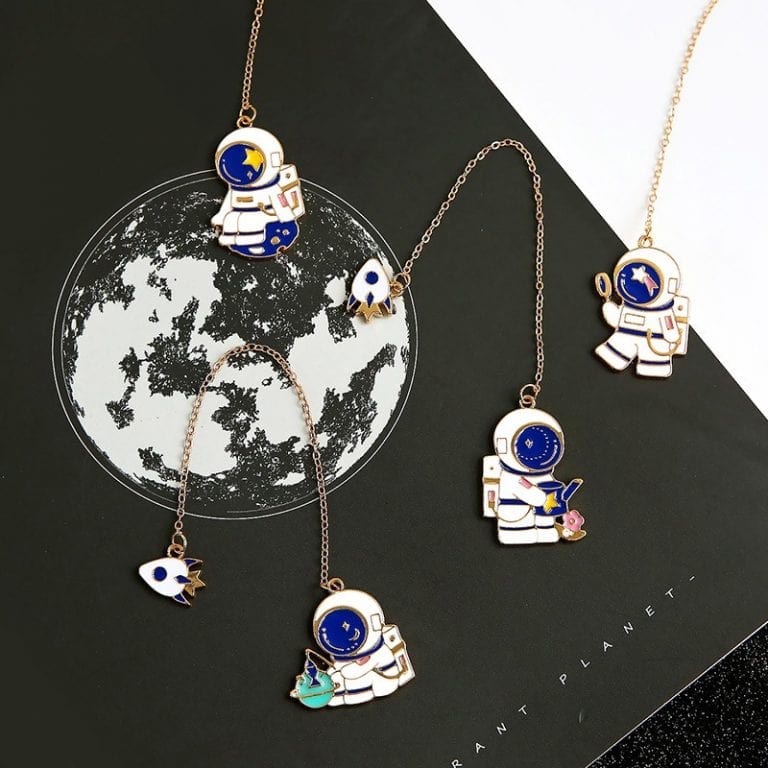 lecture-facile Marque-page pendentif astronaute