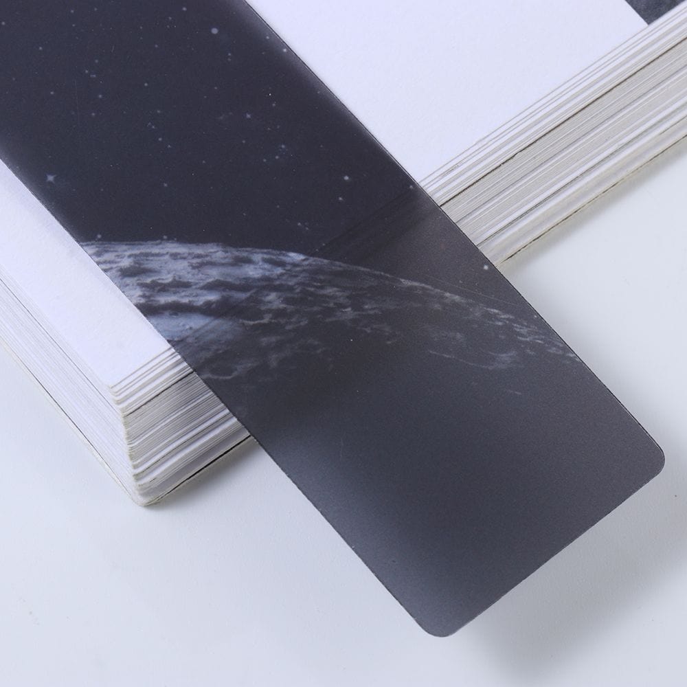 lecture-facile Marque-page photographie lune et terre