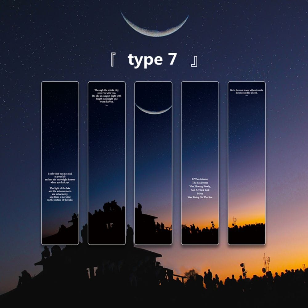 lecture-facile type 7 Marque-page photographie lune et terre