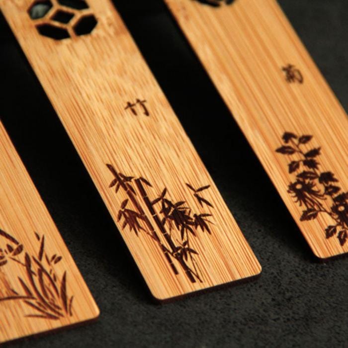 lecture-facile Marque-page Marque pages en bois plantes