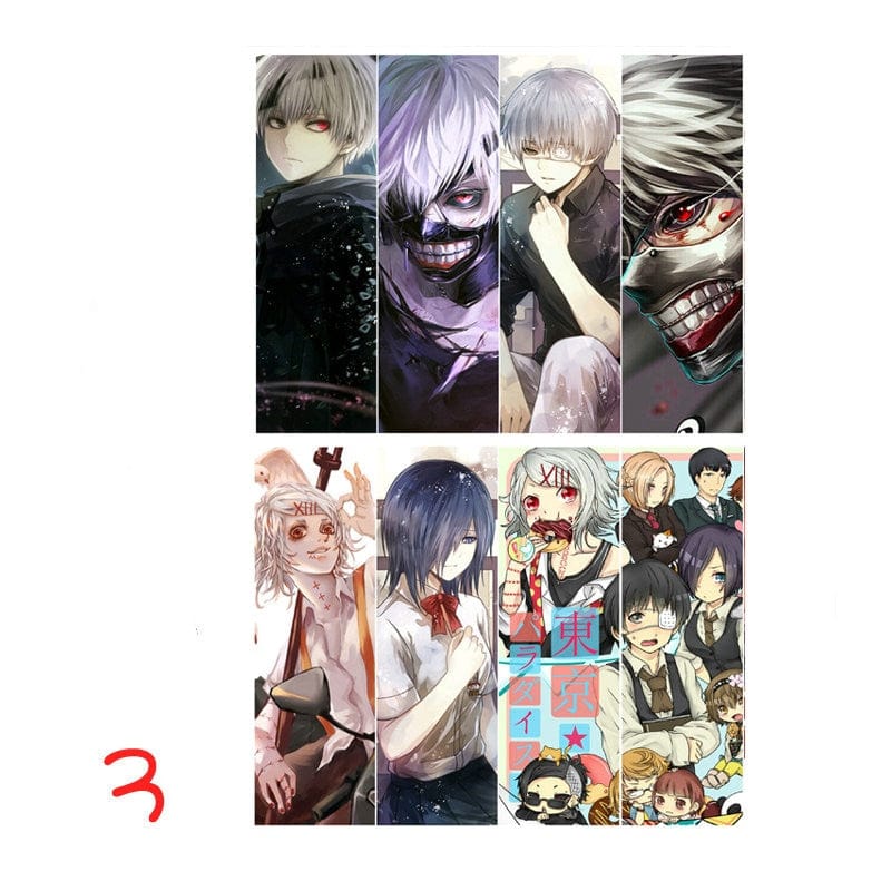lecture-facile Style 3 Marque-Pages Tokyo Ghoul Manga