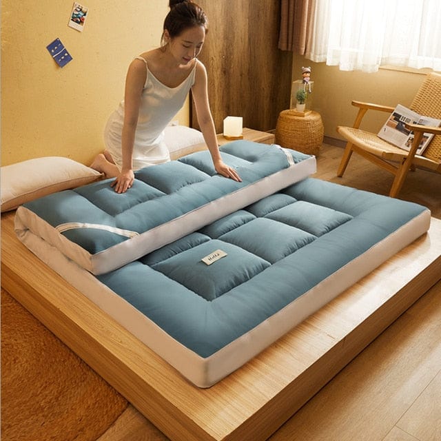 lecture-facile 120x200cm / Bleu clair Matelas de sol Bleu