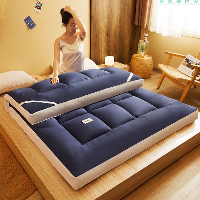lecture-facile 120x200cm / Bleu Marine Matelas de sol Bleu marine