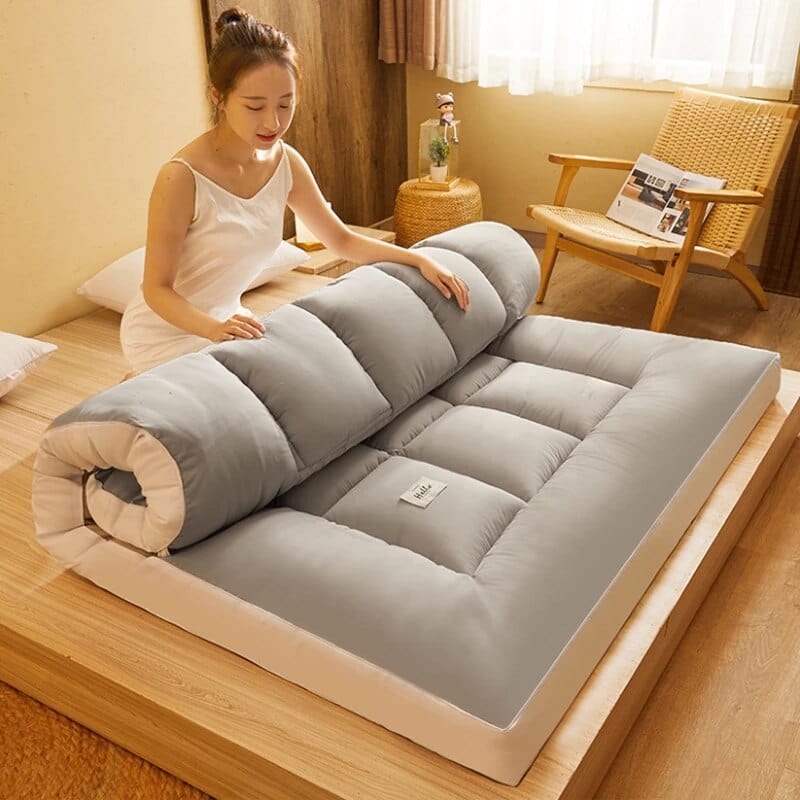 lecture-facile 120x200cm / Gris Matelas de sol Gris