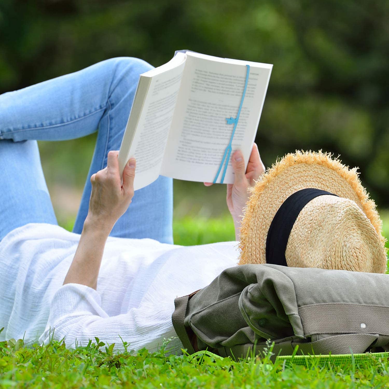 lecture-facile Élastique de livre Porte page élastique