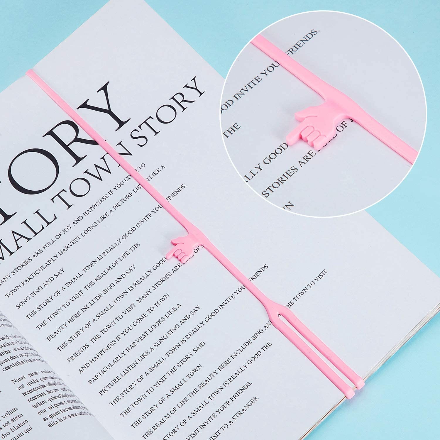 lecture-facile Élastique de livre Porte page élastique