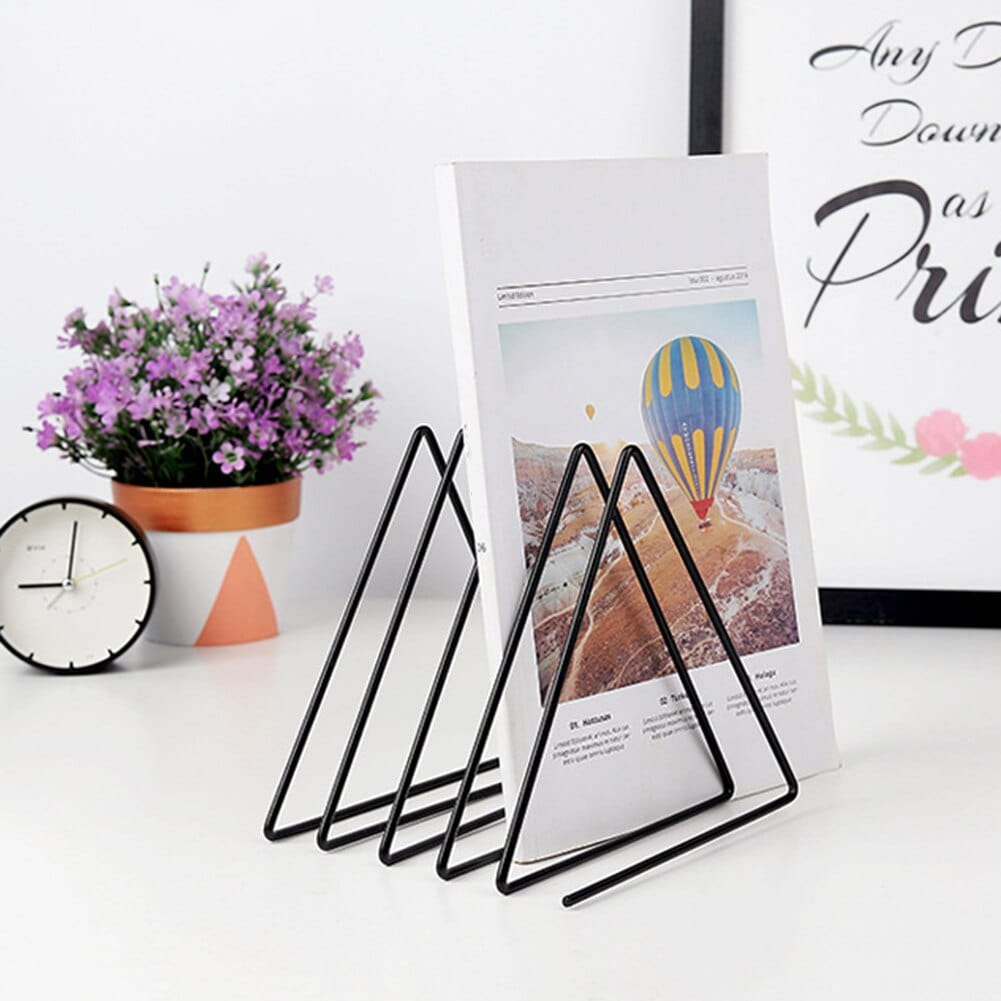 lecture-facile Range-livre Rangement de livre triangulaire