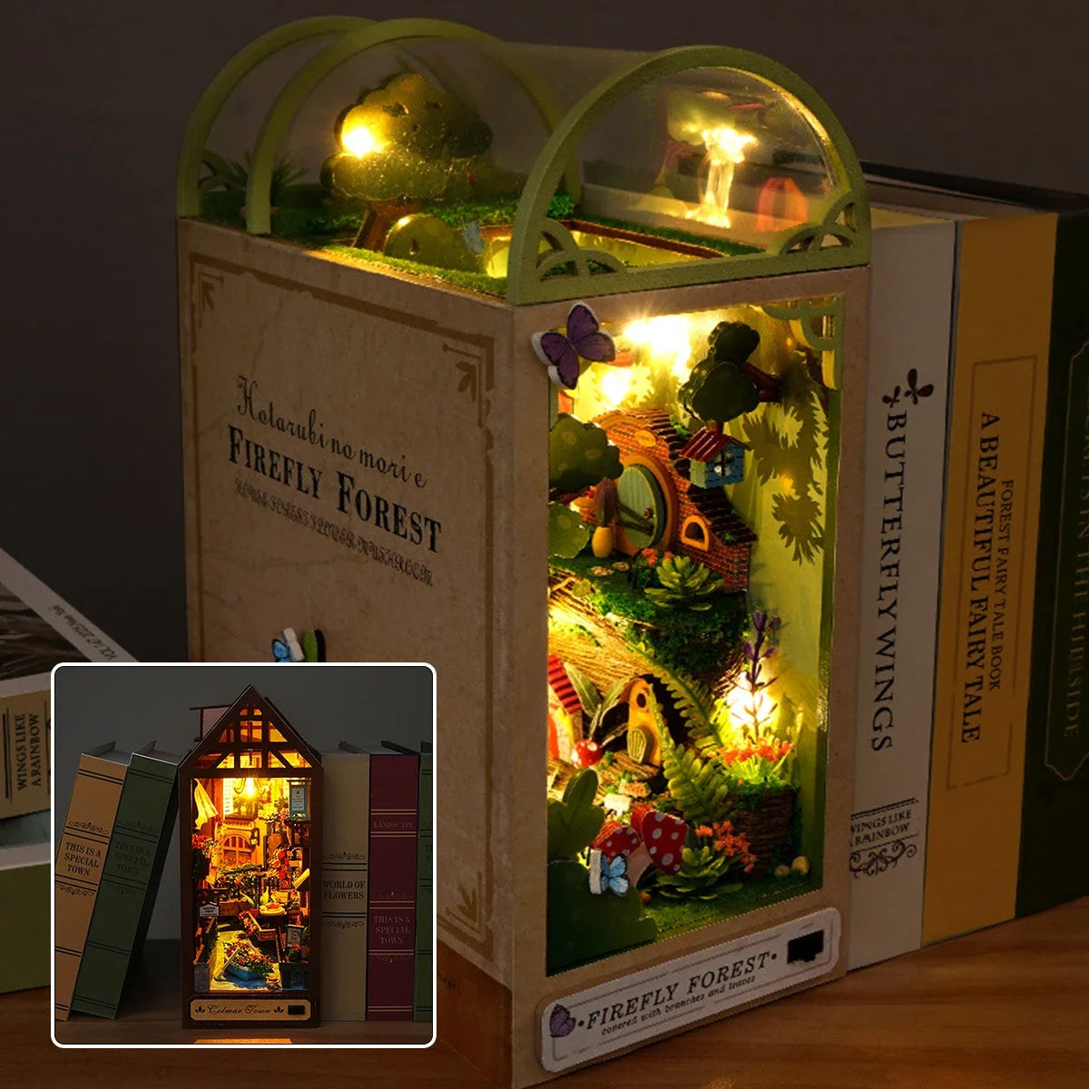 Book Nook Forêt Enchantée