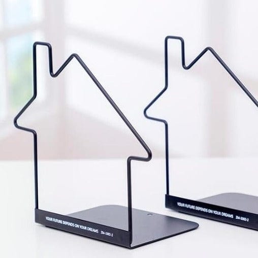 lecture-facile Serre-livre Noir Serre livre maison