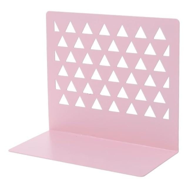 lecture-facile Serre-livre Rose Serre livre motif triangle
