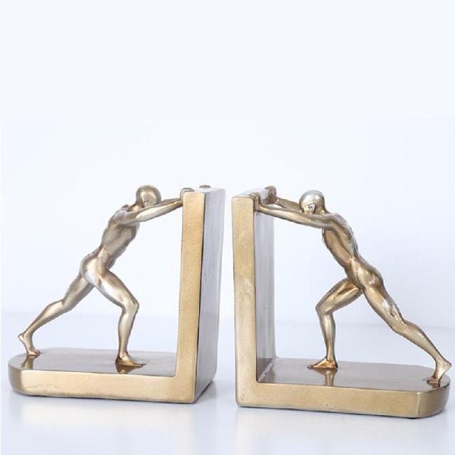 lecture-facile Serre-livre Serre livre sculpture homme