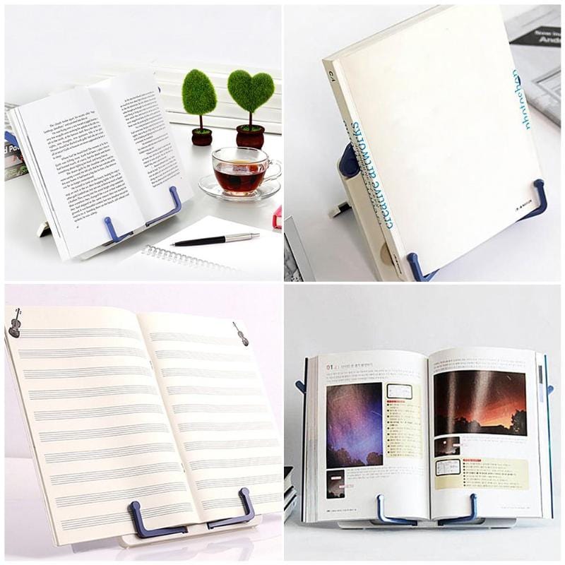 lecture-facile Porte-livre Support de livre en plastique bleu