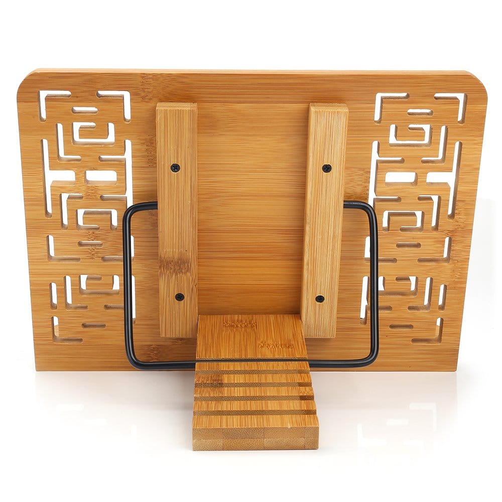 lecture-facile Porte-livre Support de livre géométrique en bois