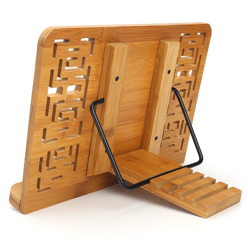lecture-facile Porte-livre Support de livre géométrique en bois