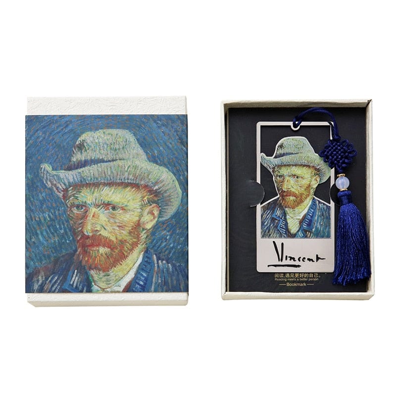 lecture-facile A Marque-Page Peinture Van Gogh en Métal