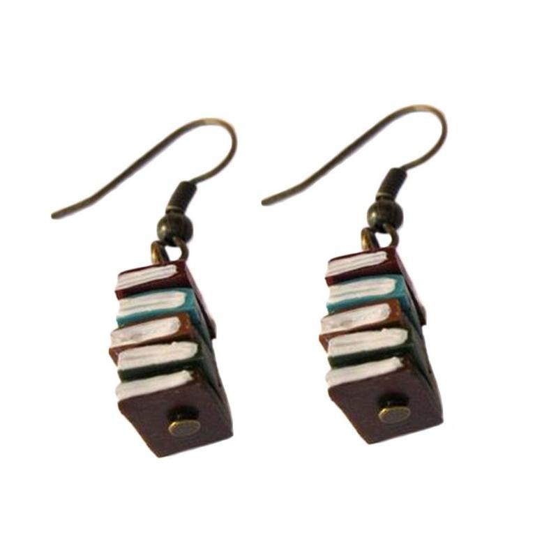 Boucles d'oreilles livres